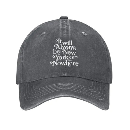 Lookrover Personalized New York Cotton Baseball Cap Adjustable Dad Hat Unisex Outdoor Autumn
