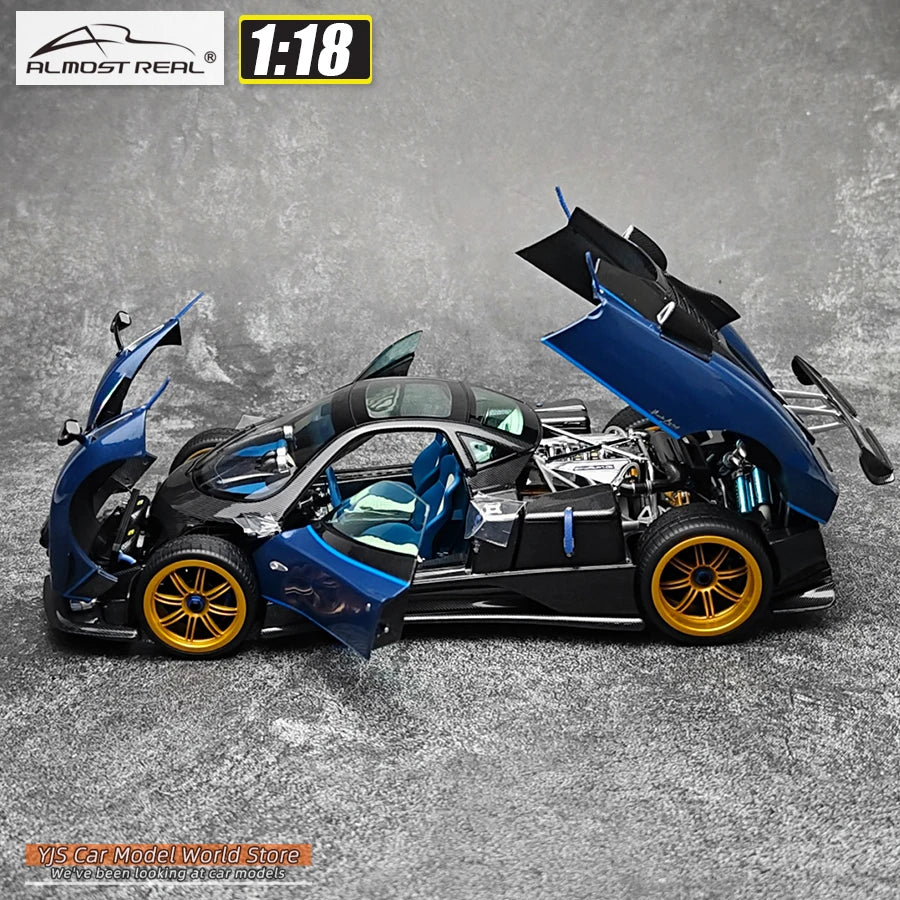 Lookrover Almost Real 1:18 Pagani Zonda Tricolore 2010 Alloy Diecast Car Model Collection Gift