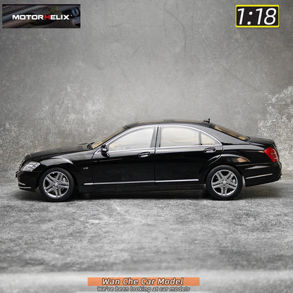 Lookrover Motorhelix 1:18 Mercedes-Benz S600L W221 S-Class Diecast Metal Car Model Display Gift