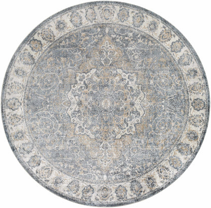 Aurum Blue Washable Area Rug