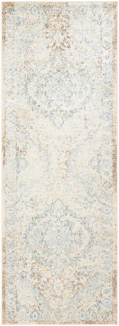 Aurum Blue Washable Area Rug - Clearance
