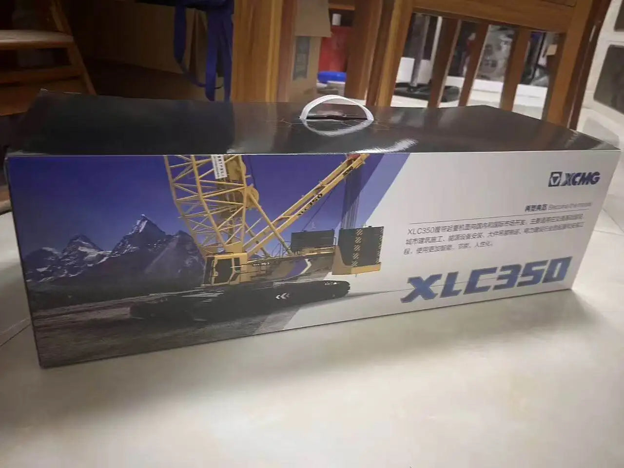 Lookrover XCMG XLC350 Crawler Crane Truck 1:120 Diecast Alloy Construction Vehicle Model Adult Collector