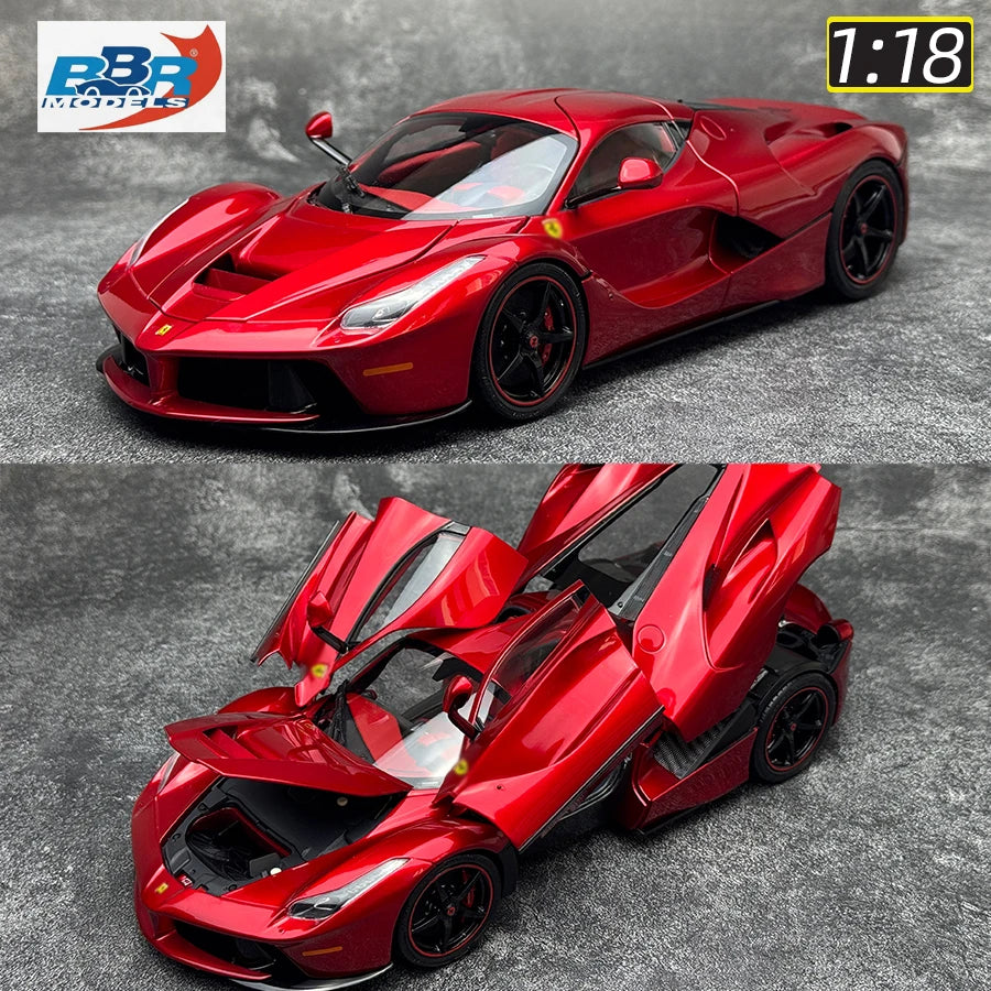 Lookrover BBR Models 1:18 Red Convertible Full-Drive Metal Car Model Holiday Gift Collection