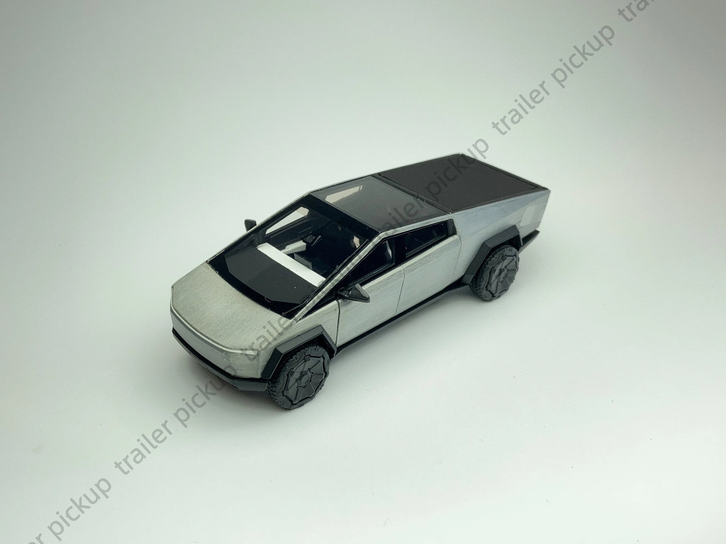 Lookrover DM 1:64 Tesla Cybertruck EV Pickup Trailer Diecast Model Limited Edition Alloy Collection