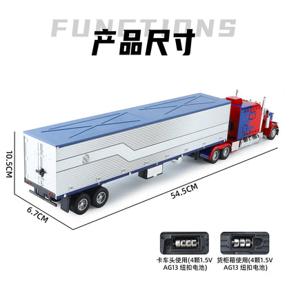 Lookrover Peterbilt 389 American Heavy-Duty Truck 1:24 Alloy Simulation Hobby Collecting Children Gift