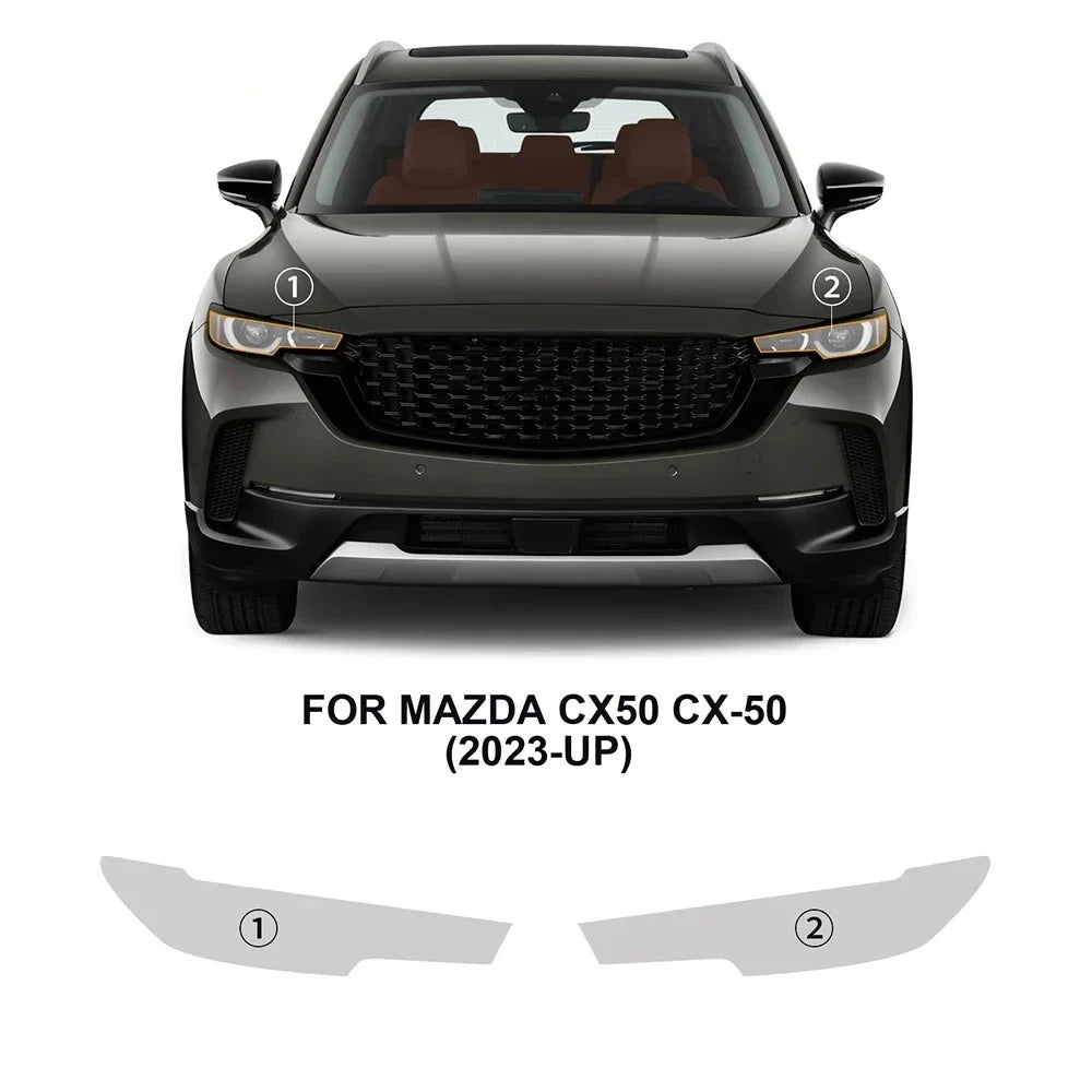 Precut PPF for Mazda CX-50 (2023–2025) | TPU Headlight, Mirror &amp; Pillar Paint Protection Film