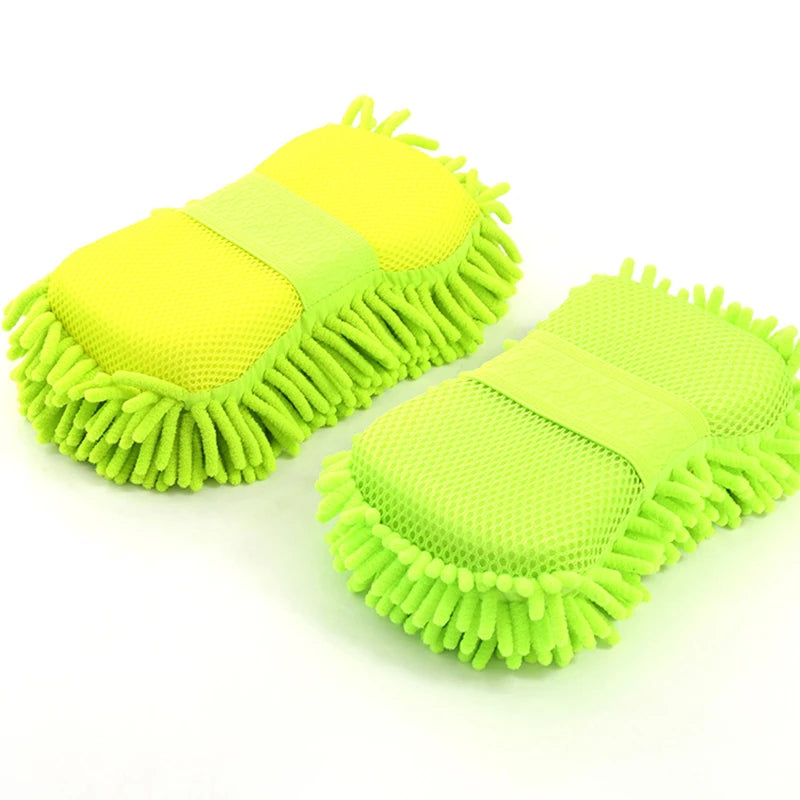 Lookrover Microfiber Car Wash Gloves Ultra Absorbent Scratch-Free Auto Cleaning Tool 1/2pcs