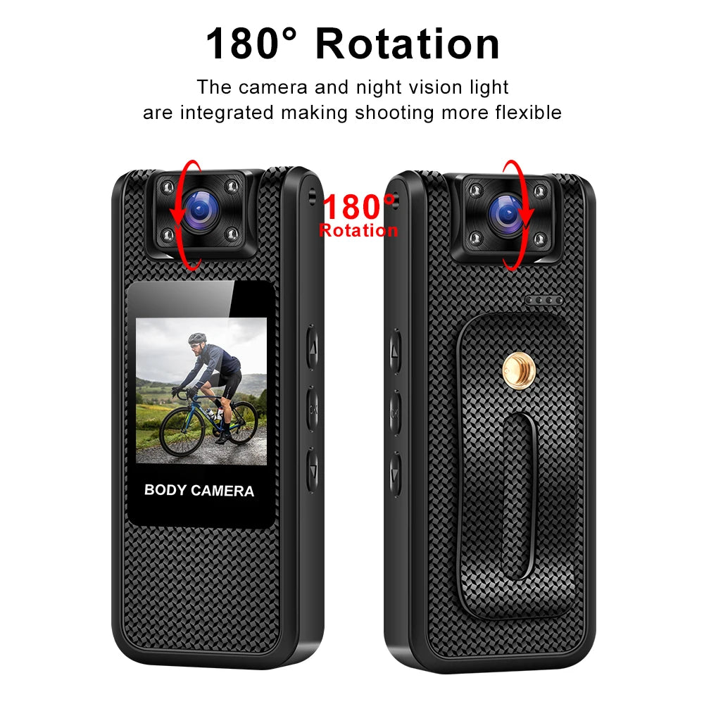 4K Mini Portable Camera HD 1080P Digital Video Recorder Infrared Night Vision Police Body Cam Small Sports DV Camcorder