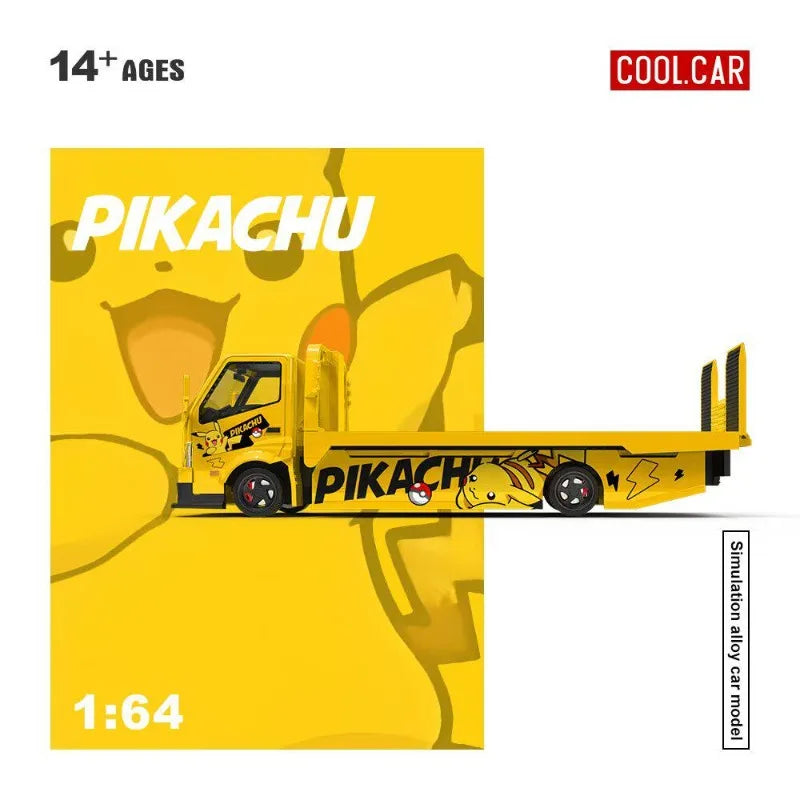 Lookrover Cool Car 1:64 H300 Flatbed Trailer Tow Truck Alloy Model Adult Collection Decorative Gift