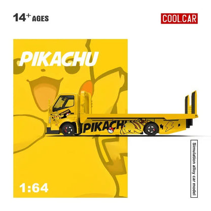 Lookrover Cool Car 1:64 H300 Flatbed Trailer Tow Truck Alloy Model Adult Collection Decorative Gift