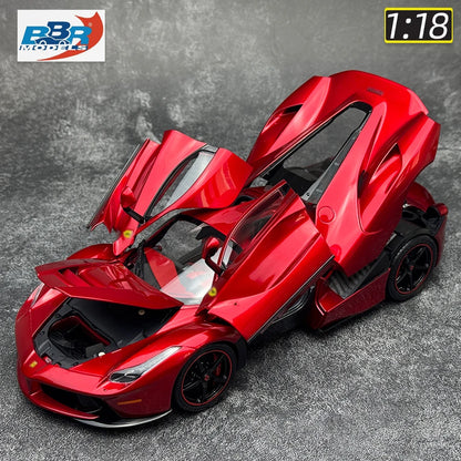 Lookrover BBR Models 1:18 Red Convertible Full-Drive Metal Car Model Holiday Gift Collection