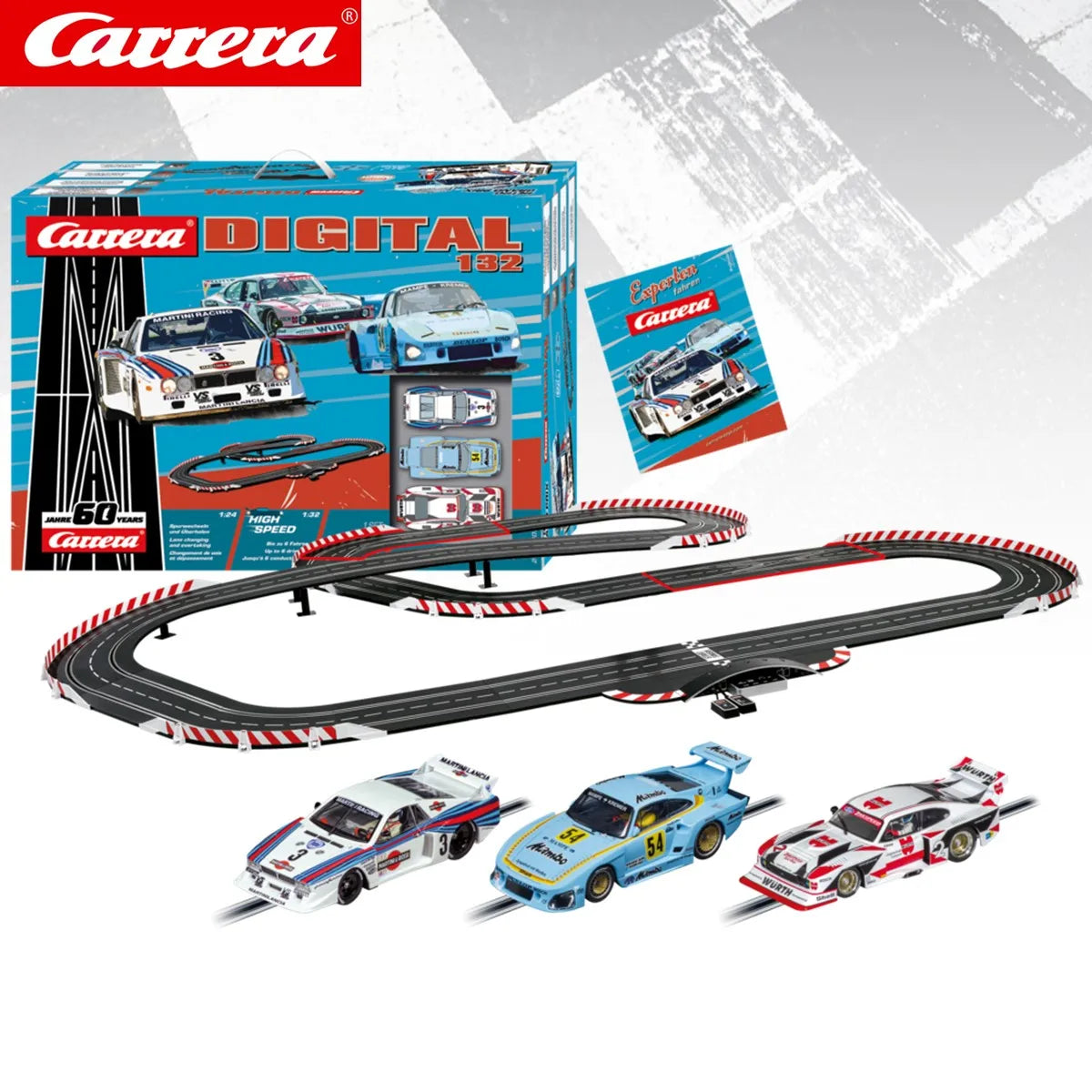 Lookrover Carrera Slot Car Digital 132 Racing Set – Retro Grand Prix / DTM / GT Perfection