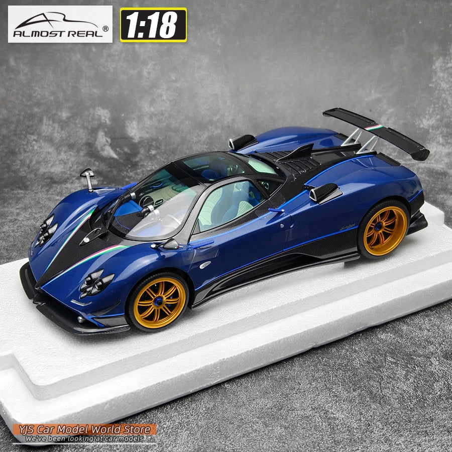 Lookrover Almost Real 1:18 Pagani Zonda Tricolore 2010 Alloy Diecast Car Model Collection Gift