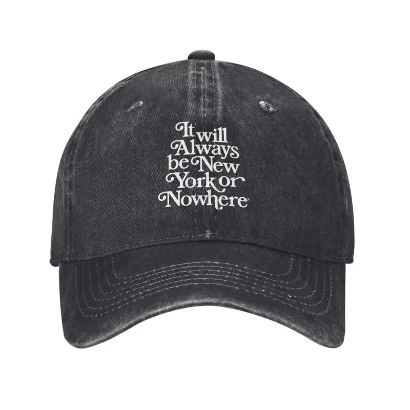 Lookrover Personalized New York Cotton Baseball Cap Adjustable Dad Hat Unisex Outdoor Autumn