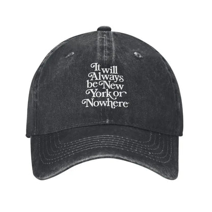 Lookrover Personalized New York Cotton Baseball Cap Adjustable Dad Hat Unisex Outdoor Autumn