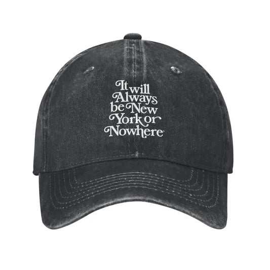 Lookrover Personalized New York Cotton Baseball Cap Adjustable Dad Hat Unisex Outdoor Autumn