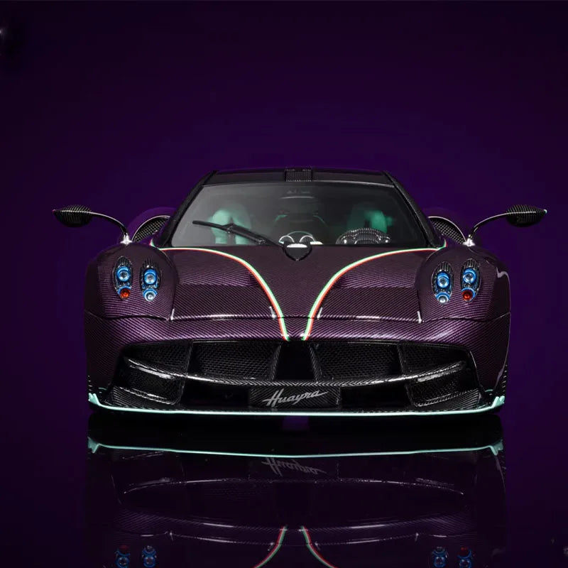 New Almost Real 1/18 Pagani Huayra Car Model Full Open Alloy Model Limitied Edition Room Ornament Boy Collection Toys Gift