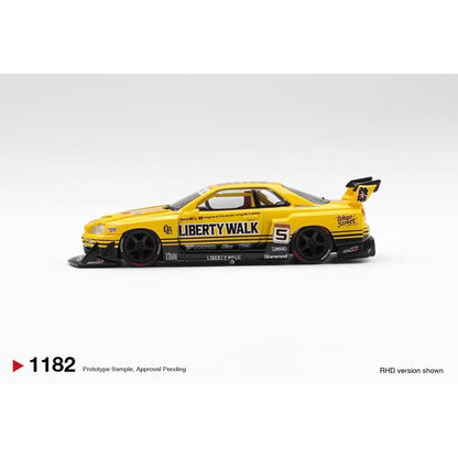 Lookrover MINI GT 1:64 Nissan LB-ER34 Super Silhouette Alloy Car Model #1182 Collectible