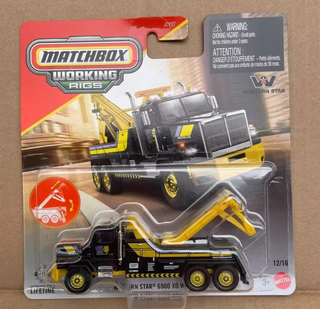 Lookrover Matchbox Working Rigs Rescue Tow Truck N3242 Diecast City Service Fleet Engineering Model Gift