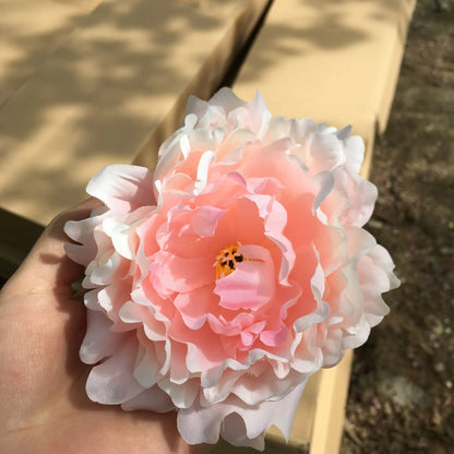 Lookrover 20pcs Artificial Peony Flower Heads Bulk Wedding Home Decoration DIY Craft