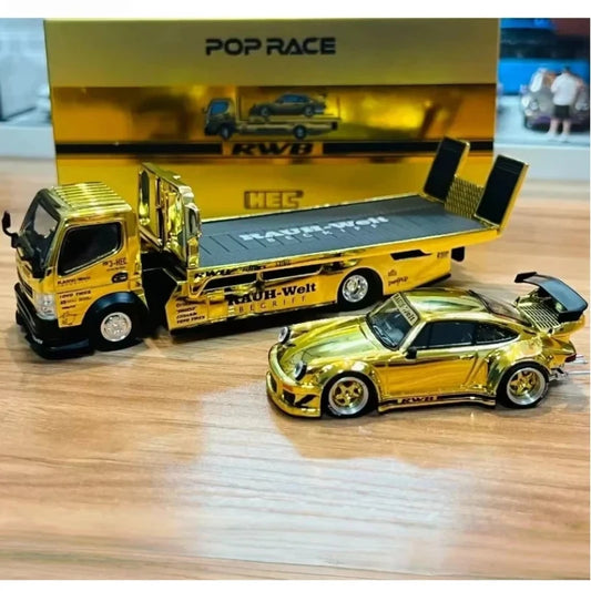 Lookrover Pop Race Xcartoys 1:64 RWB 930 Pandem Elise Truck Box Set HEC 2026 Diecast Gift