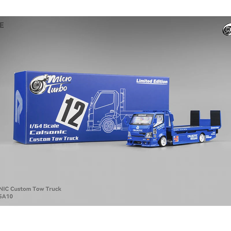 Micro Turbo 1/64 FullDrop Flatbed Modified Trailer Rocket Bunny Conquest Alloy Car Model Simulation Static Display Car Boy Gift