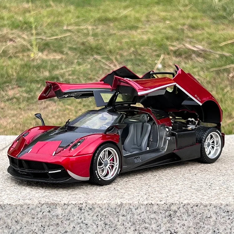 Lookrover Pagani Huayra Roadster 1:18 Metal Diecast Supercar Model Simulation Ornament Gift