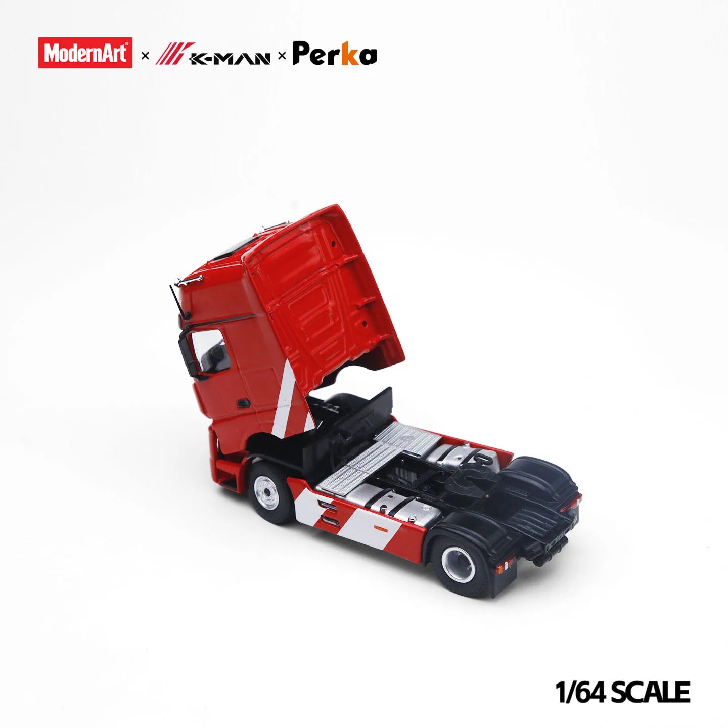 Lookrover Modern Art 1:64 Racing Service Vehicle Alloy Diecast Truck Mini Simulation Hobby Decor