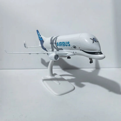 Lookrover Jason Tutu 20cm Airbus Beluga Diecast Metal Airplane Model Aircraft Collect Gift