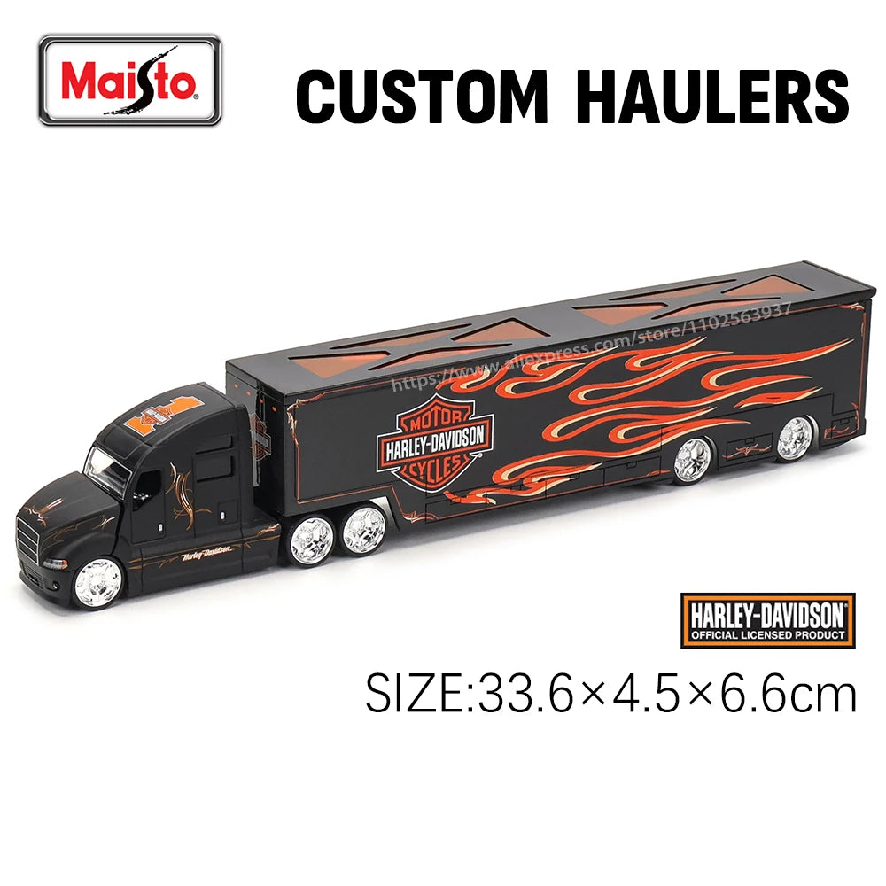 Lookrover Maisto 1:64 International LoneStar Car Trailer Elite Transport Diecast Precision Model Gift