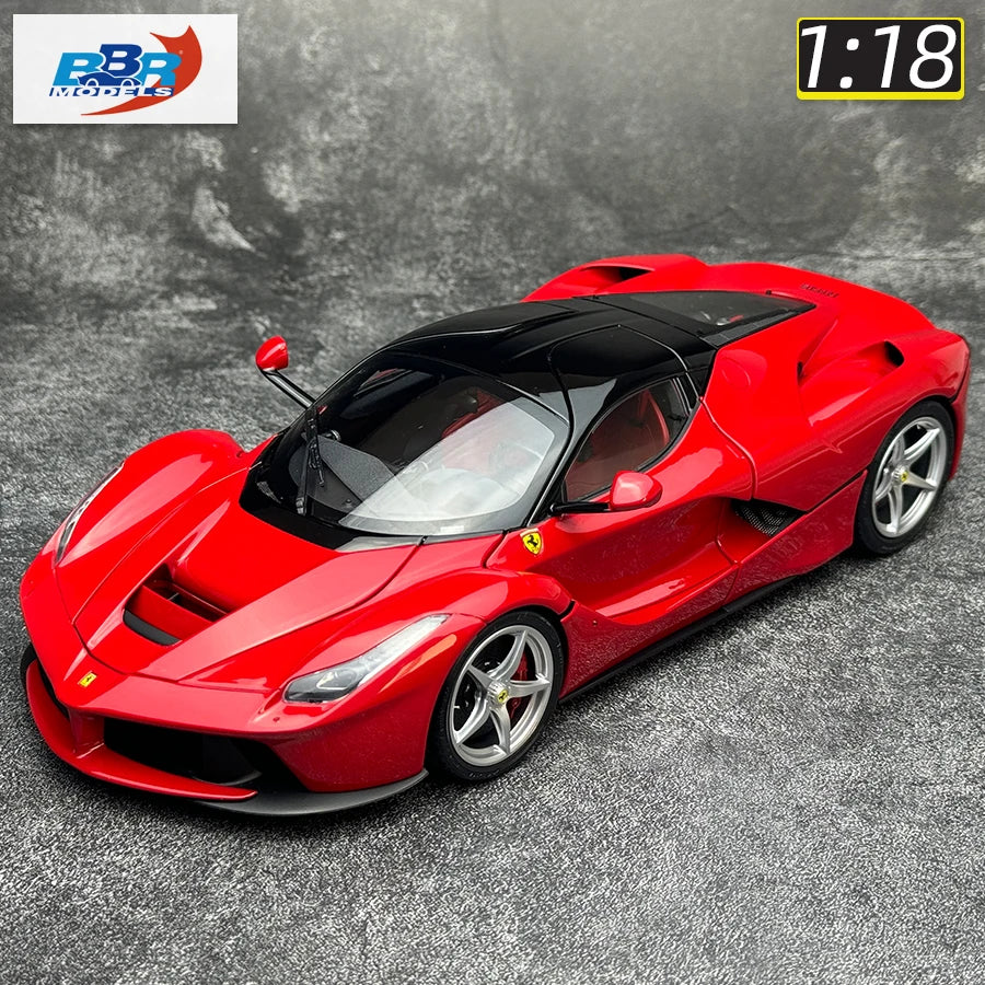 Lookrover BBR Models 1:18 Red Convertible Full-Drive Metal Car Model Holiday Gift Collection