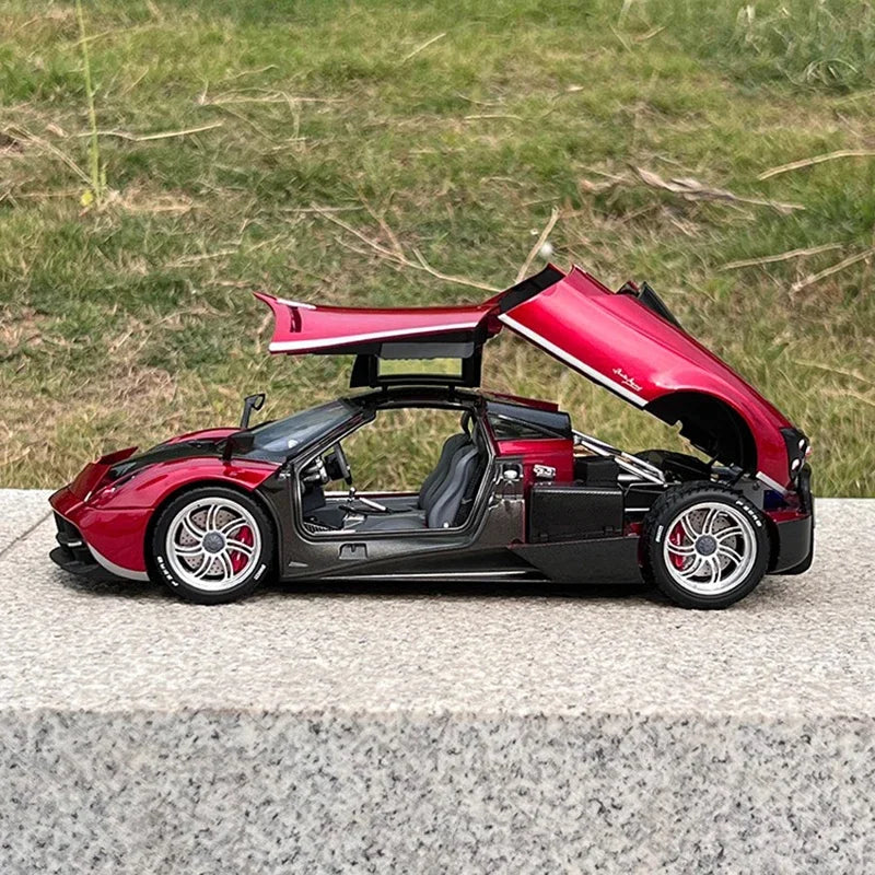 Lookrover Pagani Huayra Roadster 1:18 Metal Diecast Supercar Model Simulation Ornament Gift