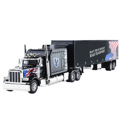 Lookrover Peterbilt 389 American Heavy-Duty Truck 1:24 Diecast Metal Simulation Toy Gift
