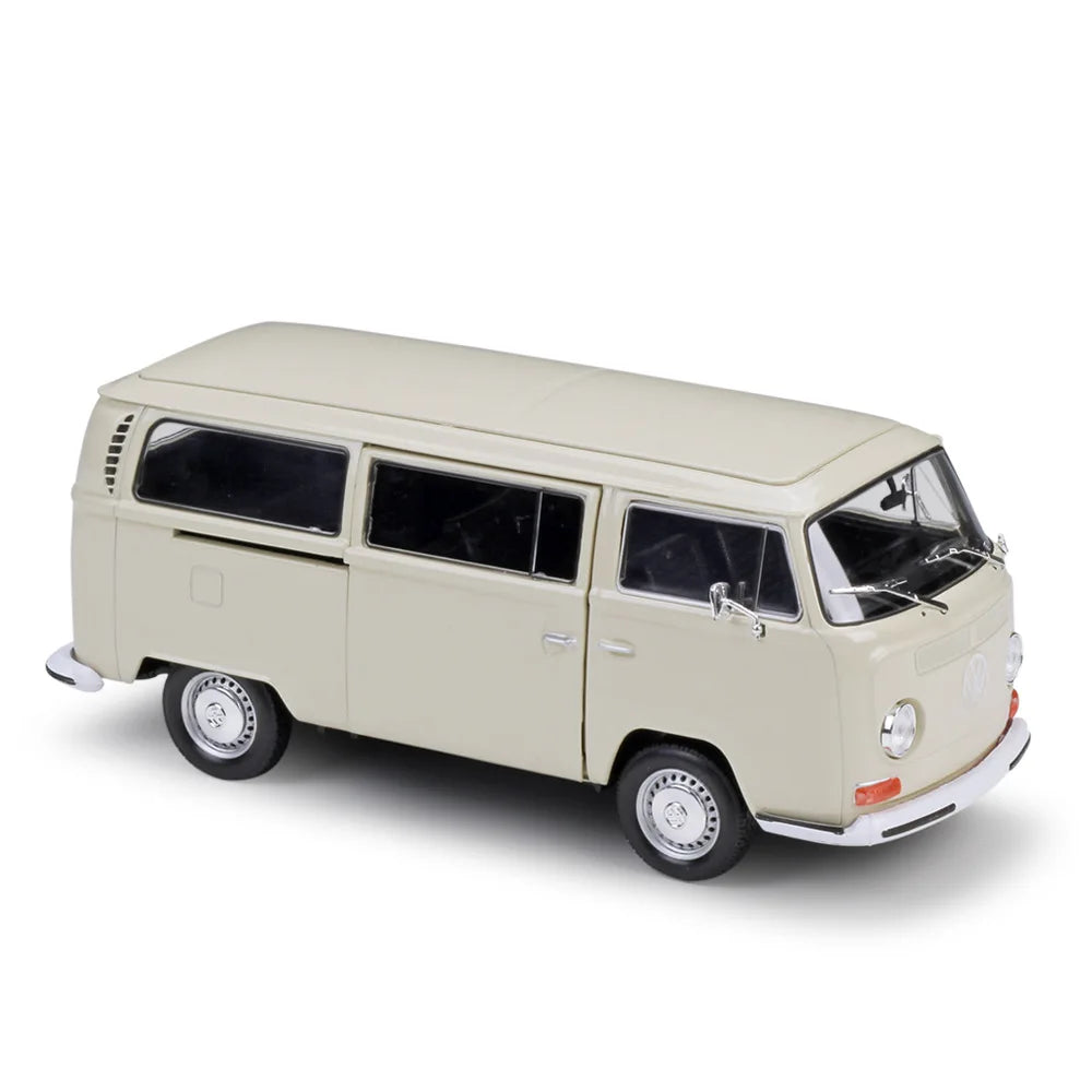 Lookrover WELLY 1:24 Volkswagen T2 Bus 1972 Diecast Alloy Classic Car Model Toy Kid Gift Collection