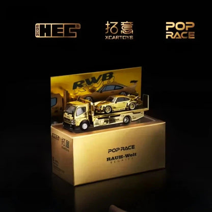 Lookrover Pop Race Xcartoys 1:64 RWB 930 Pandem Elise Truck Box Set HEC 2026 Diecast Gift