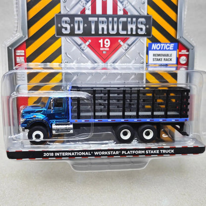Lookrover Greenlight 1:64 S.D. Platform Pile Truck Diecast Model Static Display Collectible