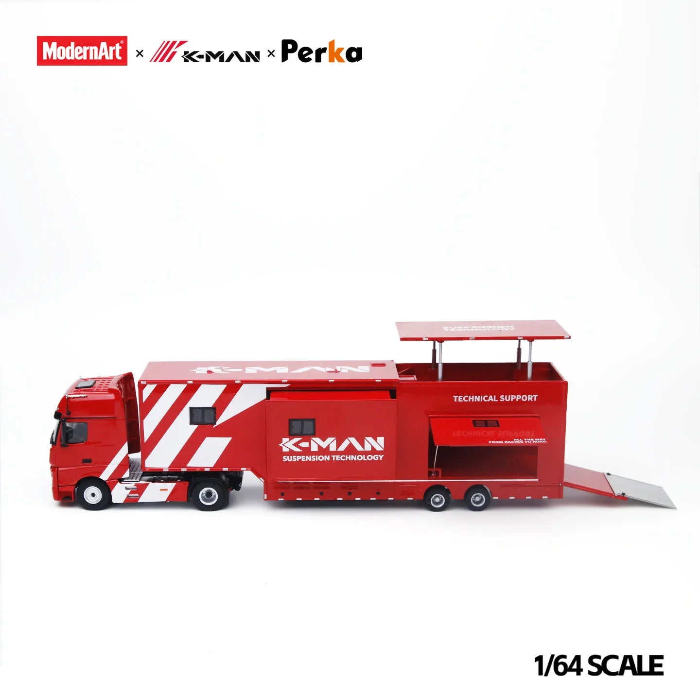 Lookrover Modern Art 1:64 Racing Service Vehicle Alloy Diecast Truck Mini Simulation Hobby Decor