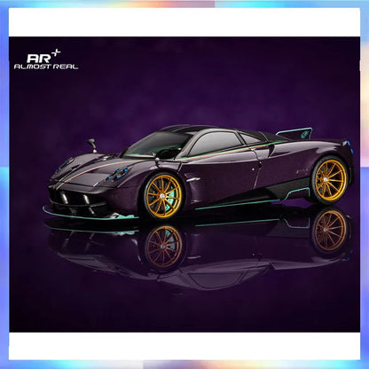 New Almost Real 1/18 Pagani Huayra Car Model Full Open Alloy Model Limitied Edition Room Ornament Boy Collection Toys Gift