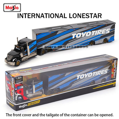 Lookrover Maisto 1:64 International LoneStar Car Trailer Elite Transport Diecast Precision Model Gift