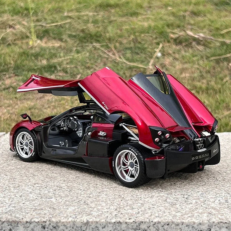 Lookrover Pagani Huayra Roadster 1:18 Metal Diecast Supercar Model Simulation Ornament Gift