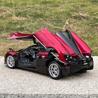 Lookrover Pagani Huayra Roadster 1:18 Metal Diecast Supercar Model Simulation Ornament Gift