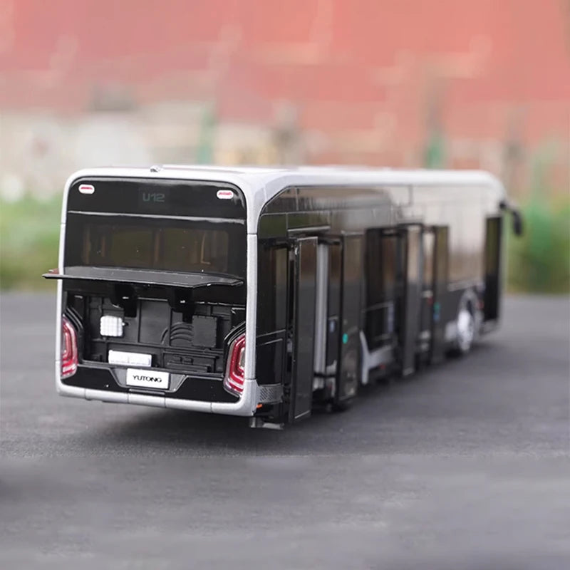 Lookrover Yutong U12 Pure Electric Bus 1:42 Alloy Model Static Display Collectible Souvenir Gift