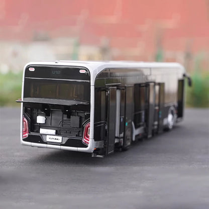 Lookrover Yutong U12 Pure Electric Bus 1:42 Alloy Model Static Display Collectible Souvenir Gift