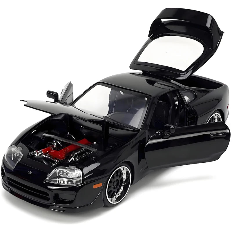 Lookrover Toyota Supra 1995 1:24 Alloy Diecast Car Model Miniature Scale Toy for Children