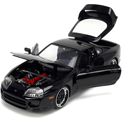 Lookrover Toyota Supra 1995 1:24 Alloy Diecast Car Model Miniature Scale Toy for Children