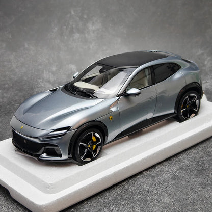 Lookrover BBR 1:18 Ferrari Purosangue Rosso Corsa Panoramic Roof Diecast Model Holiday Gift