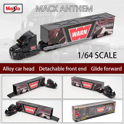 Lookrover Maisto 1:64 1993 International LoneStar 454 Transport Trailer Alloy Simulation Model Collection