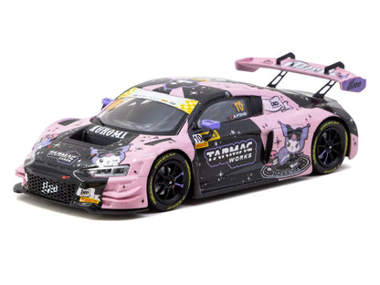 Audi R8 LMS GT3 evo II #10 Adderly Fong "Uno Racing Team - Kuromi" "Macau GT Cup - FIA GT World Cup" (2024) with A4 Poster "Hobby43" Series 1/43 Diecast Model Car by Tarmac Works