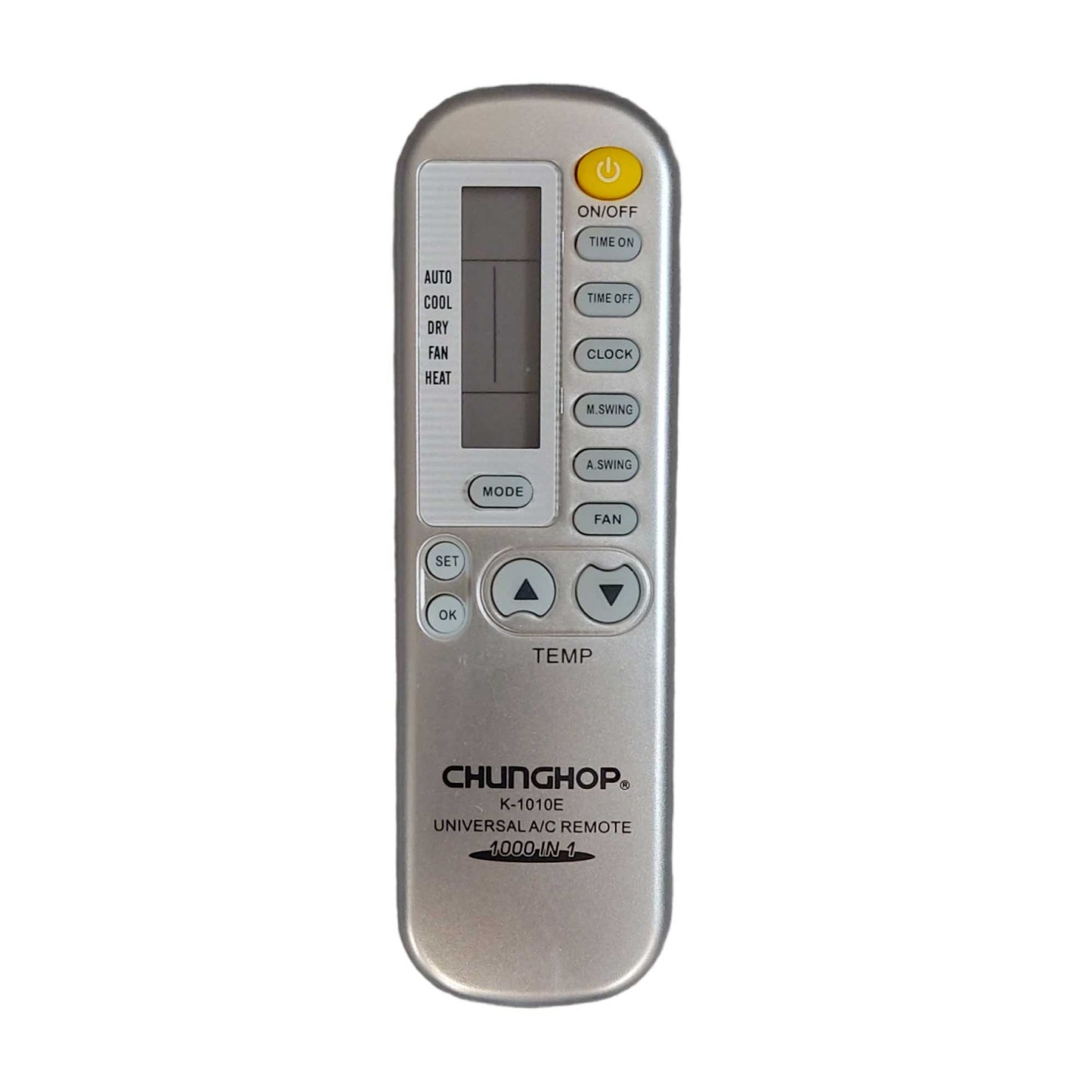 NNEDSZ Air Conditioner AC Remote Control Silver - For TOBO TONGLI TOSHIBA TOYO WANBAO