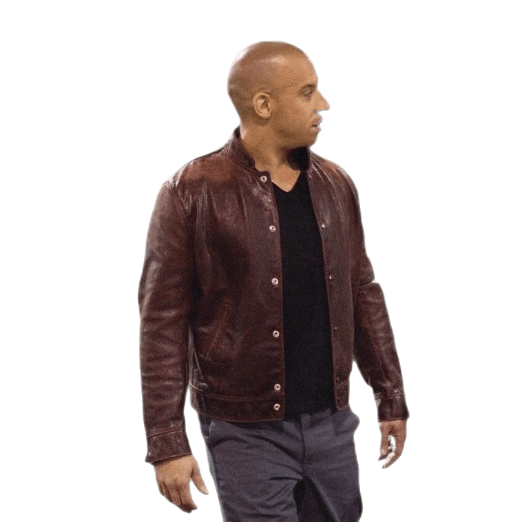 Vin Diesel Fast And Furious Real Leather Jacket Red